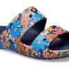Crocs Classic Crocs Retro Floral Sandalen «Blau Multi» 208975-4HQ