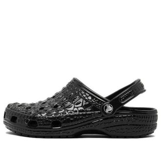 Crocs Classic Crocskin Clogs «Schwarz» 209093-001