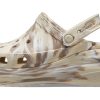Crocs Classic Crush Marmorierter Clog «Bone Multi» 208265-2Y3