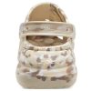 Crocs Classic Crush Marmorierter Clog «Bone Multi» 208265-2Y3