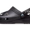 Crocs Classic Feel The Positivity Lässige Unisex-Sandalen in Schwarz 207571-001