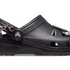Crocs Classic Feel The Positivity Lässige Unisex-Sandalen in Schwarz 207571-001
