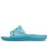 Crocs Classic Flache Sandalen Unisex Denim Blau 206121-4ST