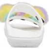 Crocs Classic Fur Sure 2 Riemen Sandalen «Weiß» 207405-100
