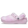 Crocs Classic Fur Sure Clogs Ballerina «Pink Weiß» 207303-6SU