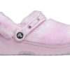 Crocs Classic Fur Sure Clogs Ballerina «Pink Weiß» 207303-6SU