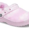 Crocs Classic Fur Sure Clogs Ballerina «Pink Weiß» 207303-6SU