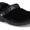 Crocs Classic Fur Sure Slip-On Clogs «Schwarz» 207303-001