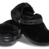 Crocs Classic Fur Sure Slip-On Clogs «Schwarz» 207303-001
