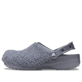 Crocs Classic Fuzz Mania Clogs «Schiefergrau» 206625-0DA