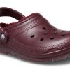 Crocs Classic Gefütterte Clogs «Dunkle Kirsche» 203591-6WD