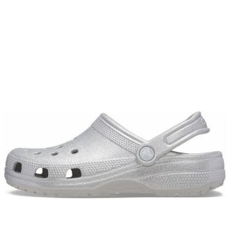 Crocs Classic Glitter Clogs «Silber» 205942-0IC