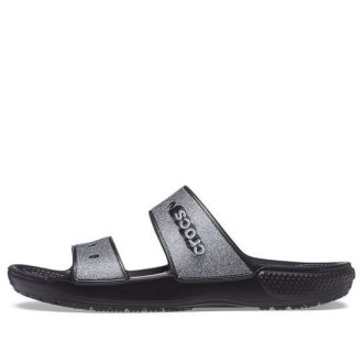 Crocs Classic Glitter II Sandale «Schwarz» 207769-001