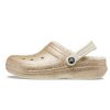 Crocs Classic Glitter Lined Clogs «Gold White» 205842-93S