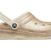 Crocs Classic Glitter Lined Clogs «Gold White» 205842-93S