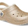 Crocs Classic Glitter Lined Clogs «Gold White» 205842-93S