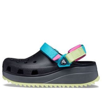 Crocs Classic Hiker Clog «Schwarz Blau Gelb» 206772-0C4