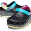 Crocs Classic Hiker Clog «Schwarz Blau Gelb» 206772-0C4