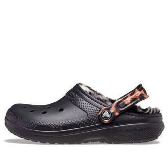 Crocs Classic Lined Animal Remix Clog «Schwarz & Mehrfarbig» 207842-0ZR