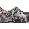 Crocs Classic Lined Bleach Dye Clogs «Schwarz Weiß Beige» 207299-001