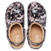 Crocs Classic Lined Bleach Dye Clogs «Schwarz Weiß Beige» 207299-001