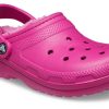 Crocs Classic Lined Clog Sports Unisex Lila Rot Sandalen 203591-6SV