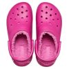 Crocs Classic Lined Clog Sports Unisex Lila Rot Sandalen 203591-6SV