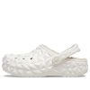 Crocs Classic Lined Geometric Clogs «Weiß» 210069-100