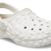 Crocs Classic Lined Geometric Clogs «Weiß» 210069-100