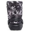 Crocs Classic Lined Neo Puff Tie Dye Stiefel «Schwarz Weiß» 207328-001