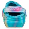 Crocs Classic Lined Solarized Clogs «Weiß Blau Aqua» 207560-4SU