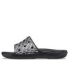 Crocs Classic Logo Motion Slides «Schwarz Weiß» 206124-066