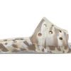 Crocs Classic Marbled Sandalen «Weiß Braun» 206879-2Y3