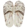 Crocs Classic Marbled Sandalen «Weiß Braun» 206879-2Y3