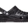 Crocs Classic Metallic Crocskin Clogs «Schwarz» 209093-040