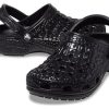 Crocs Classic Metallic Crocskin Clogs «Schwarz» 209093-040