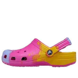 Crocs Classic Ombre Clogs «Pink Gelb Blau» 208275-6UC