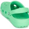 Crocs Classic Outdoor Sport-Hausschuhe mit flachem Absatz, Grün, 10001-3U3
