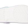 Crocs Classic Pattern Weiß-Lila Sandalen «Weiß-Lila» 206565-14N