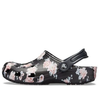 Crocs Classic Printed Clogs «Schwarz Pink» 205838-97J