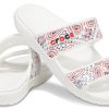 Crocs Classic rutschfeste, verschleißfeste Sport-Hausschuhe, Unisex, Weiß, 207350-94S