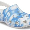Crocs Classic Sandalen Blau Weiß Unisex «Blau Weiß» 206868-100