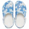 Crocs Classic Sandalen Blau Weiß Unisex «Blau Weiß» 206868-100