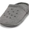 Crocs Classic Slipper Casual Thicken Stay Warm Schuh Unisex Grau 203600-00Q