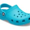 Crocs Classic Small Crocs Outdoor Beach Sports Große Jungen Blaue Sandalen 204536-4SL Crocs Classic Small Crocs Outdoor Beach Sports Große Jungen Blaue Sandalen 204536-4SL