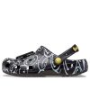 Crocs Classic Smiley World Clogs «Schwarz Weiß» 207971-0C4
