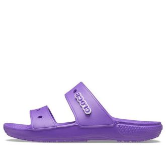 Crocs Classic Soft Sole Cozy Flat Heel Sport-Hausschuhe Unisex Lila 206761-518