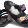 Crocs Classic Soft Sole Cozy Flat Heel Sport-Hausschuhe Unisex Schwarz 207403-001 Crocs Classic Soft Sole Cozy Flat Heel Sport-Hausschuhe Unisex Schwarz 207403-001