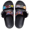 Crocs Classic Soft Sole Cozy Flat Heel Sport-Hausschuhe Unisex Schwarz 207403-001 Crocs Classic Soft Sole Cozy Flat Heel Sport-Hausschuhe Unisex Schwarz 207403-001