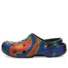 Crocs Classic Solarized Clogs «Blau Orange» 207556-089